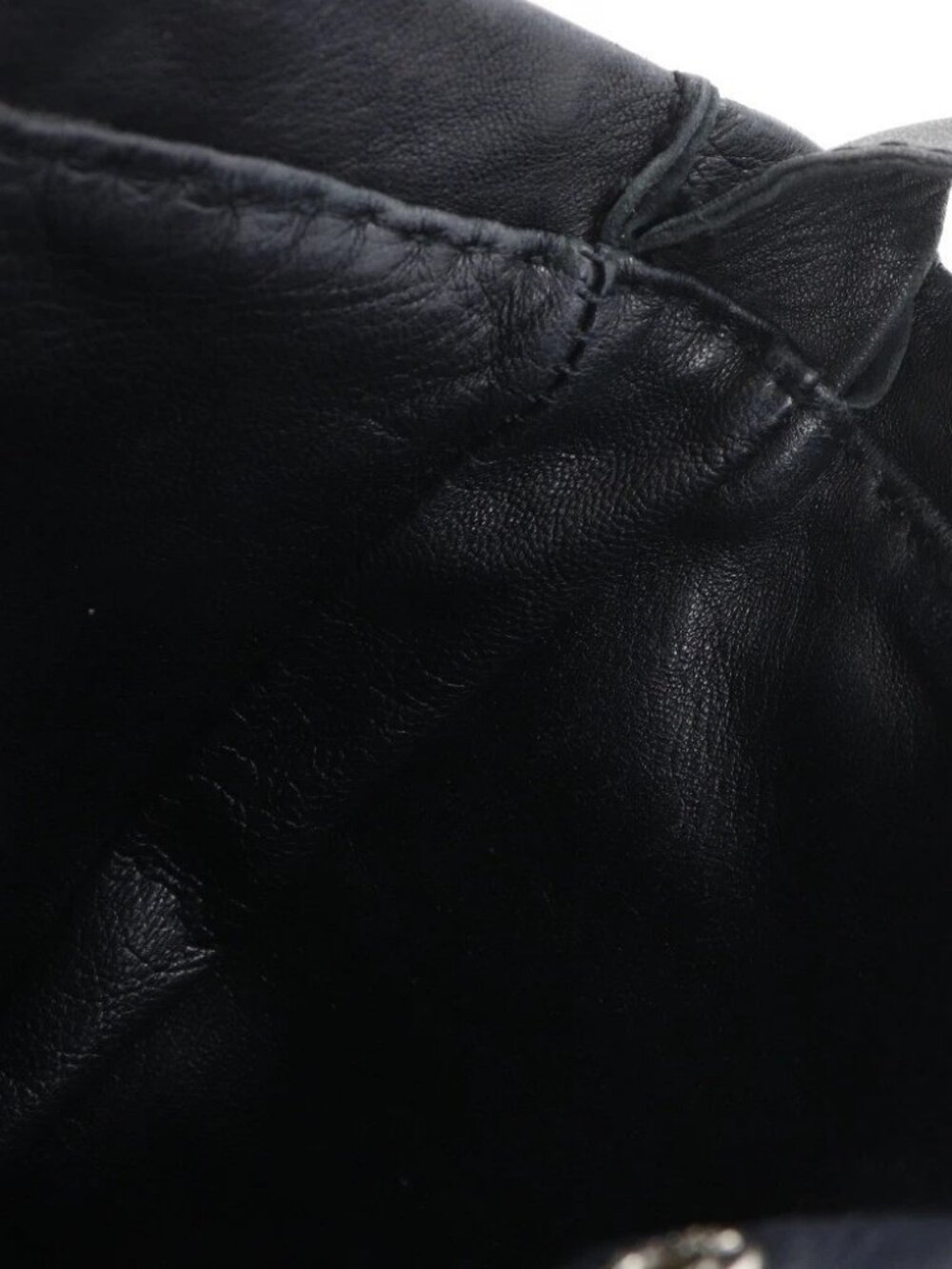 HERMES Toudu Shoulder Bag black leather Women - Picture 8 of 12
